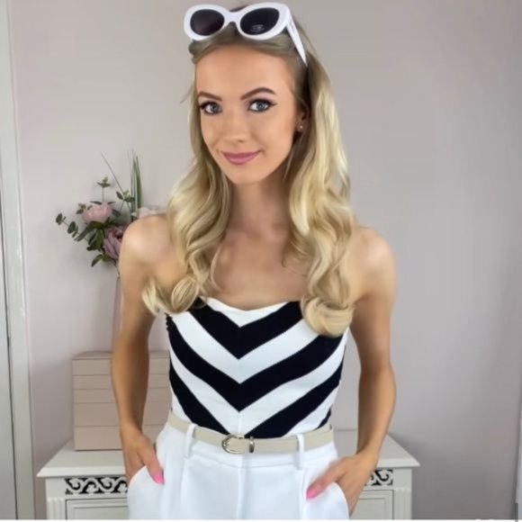 Zara STRIPED BARBIE™M MATTEL SWIMSUIT - Picture 6 of 14